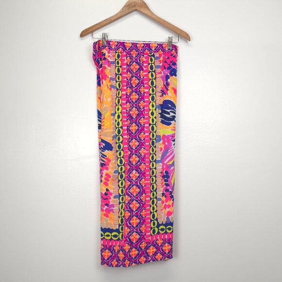 Lilly Pulitzer Lisbeth Wide Leg Crop Pants in Multi Summer Sunset Small - Picture 6 of 11